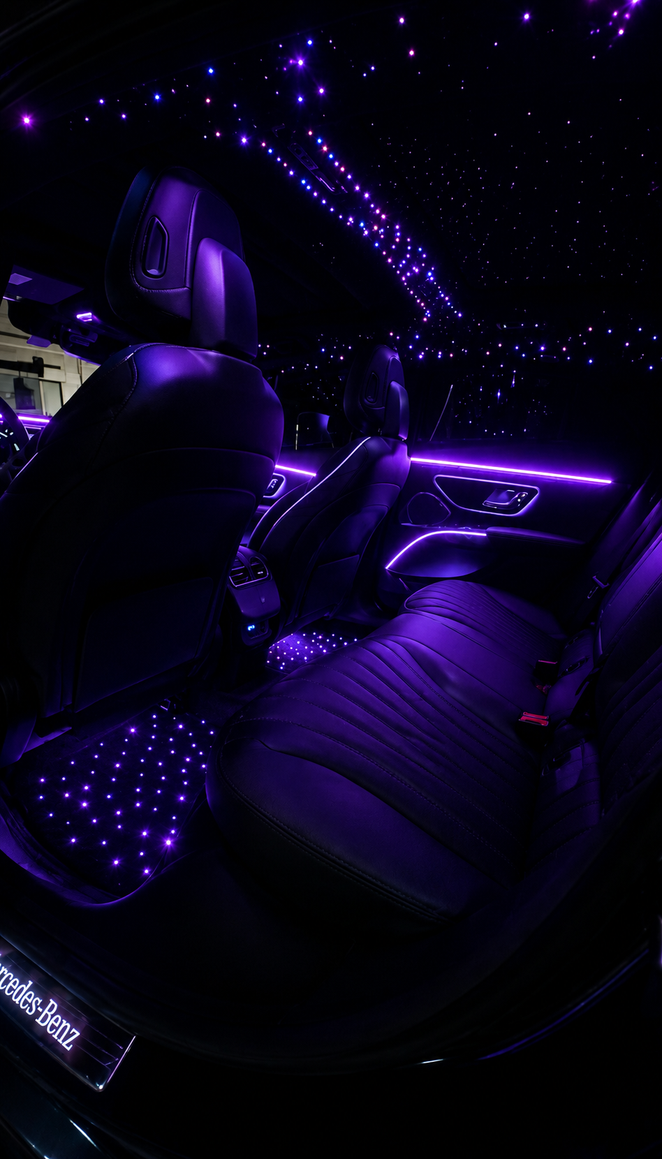 Mercedes-AMG EQS starlight interior